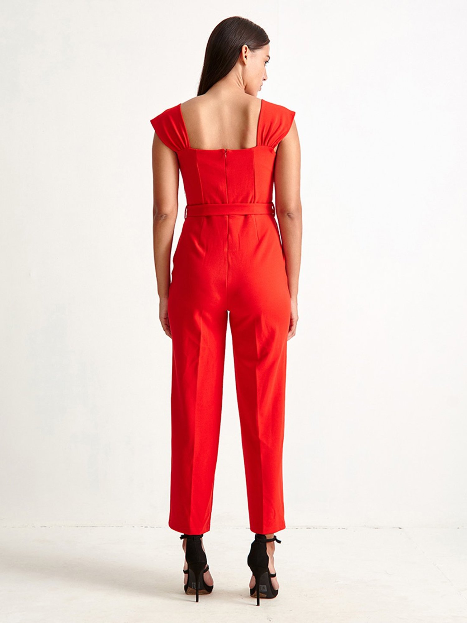 Cover Story Red Jumpsuit