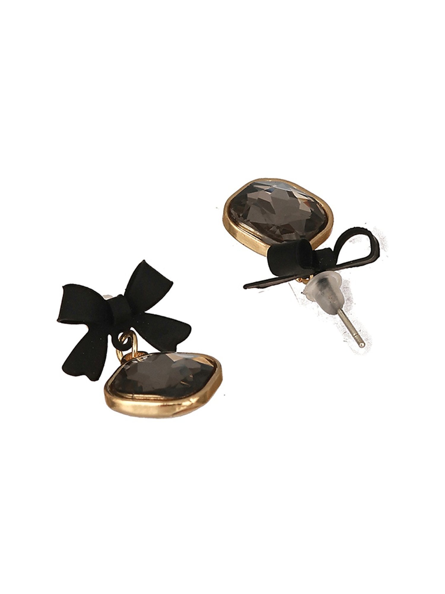 Aatmana Gold-Plated Contemporary Drop Earrings for Women & Girls