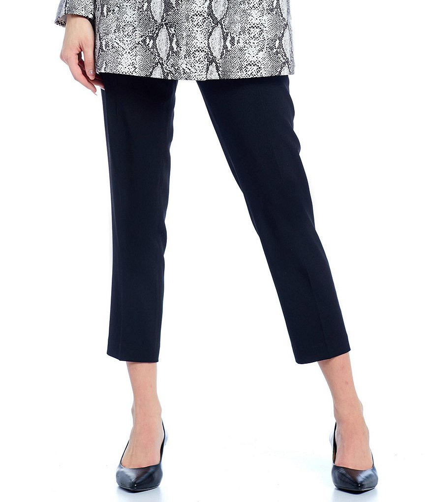 Tahari ASL Crepe Pearl Neckline Jacket 2-Piece Dress Suit