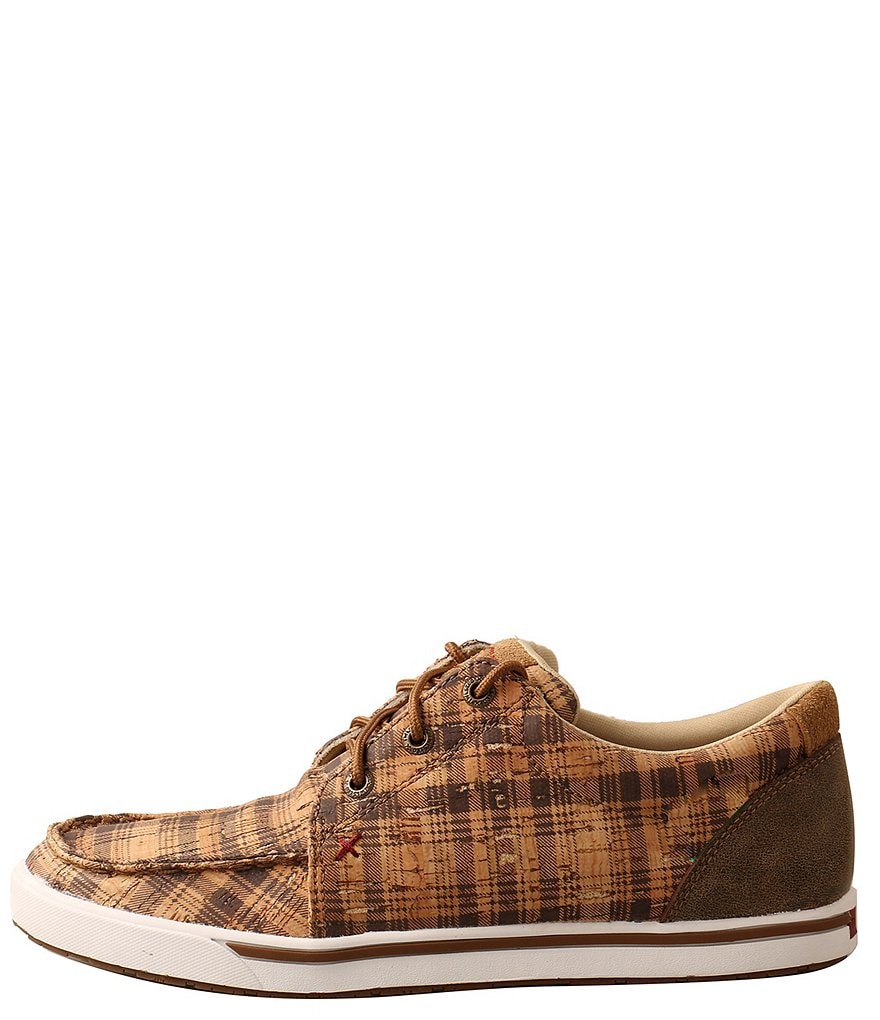 Twisted X Women's Plaid Cork Kicks Sneakers