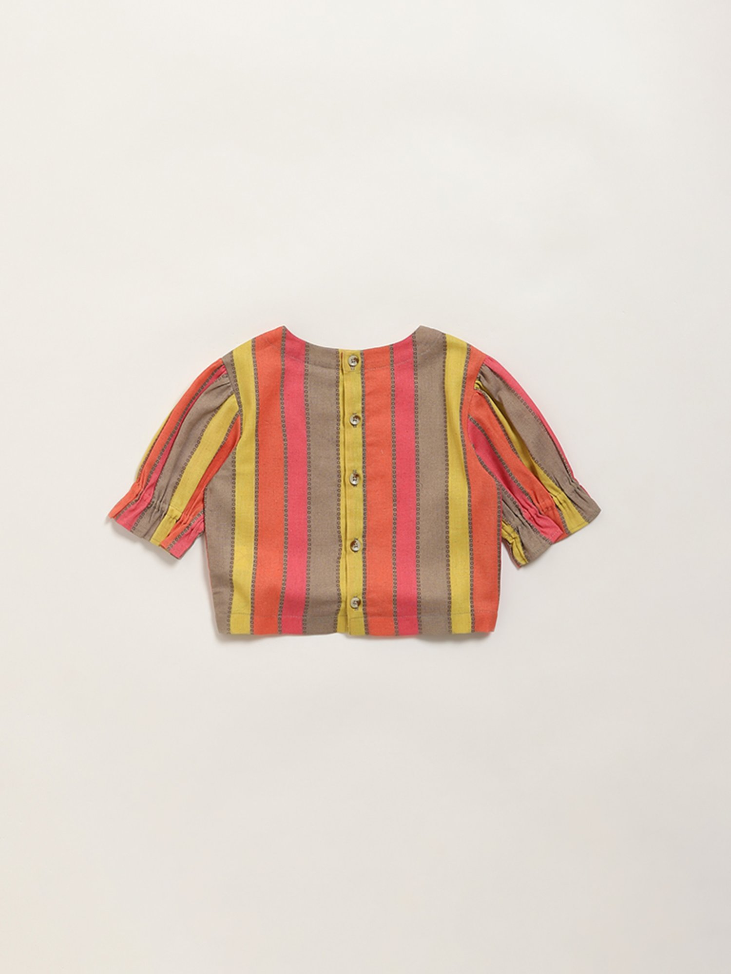 Utsa Kids by Westside Multicolour Stripe Patterned Cotton Top