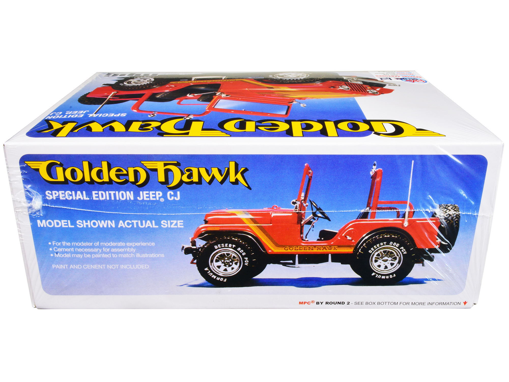 Level 5 Model Kit 1977 Jeep CJ-7 2-in-1 Kit 1/24 Scale Model by Revell