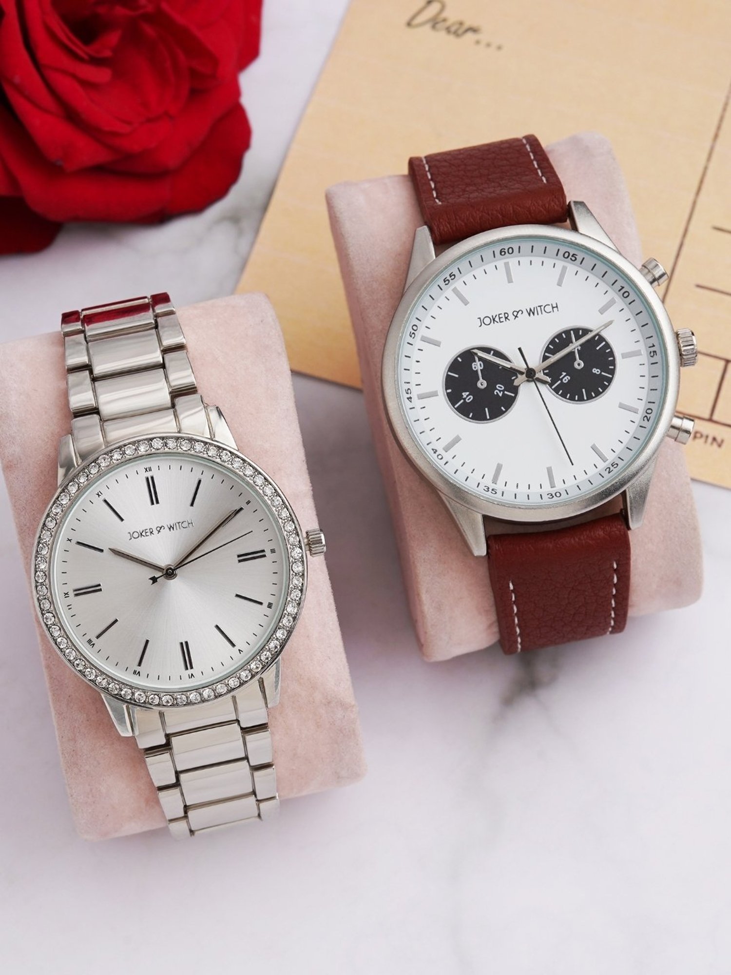 Joker & WItch JWCW234 Chronograph Couple Watch