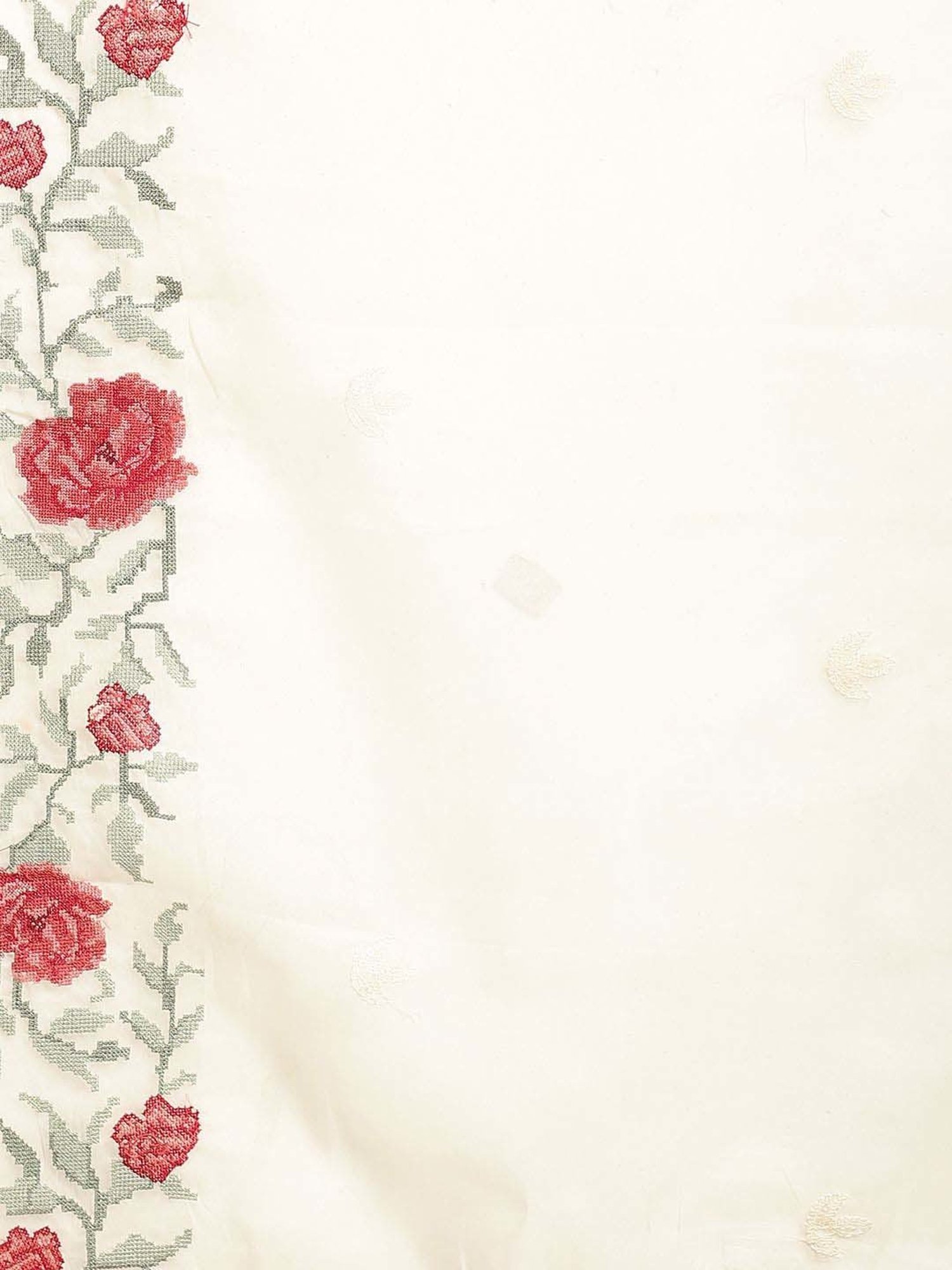 Stylee LIFESTYLE Off-White Embroidered Unstitched Dress Material