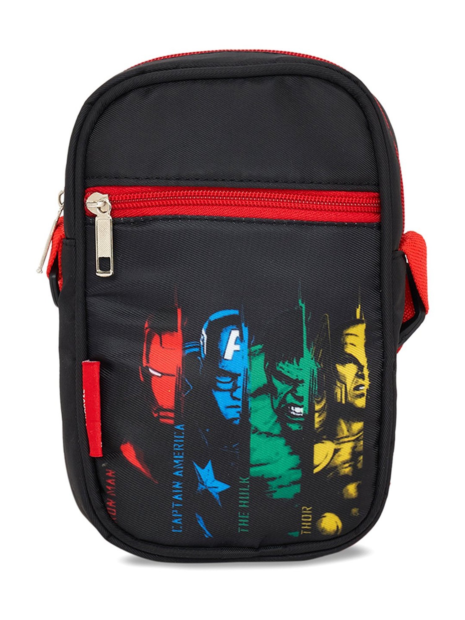 Pantaloons Junior Black Cartoons Medium Cross Body Bag