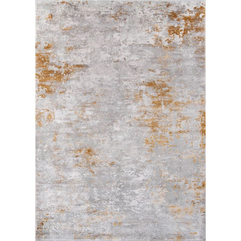 2'x3' Cannes Zeren Accent Rug Gold - Momeni