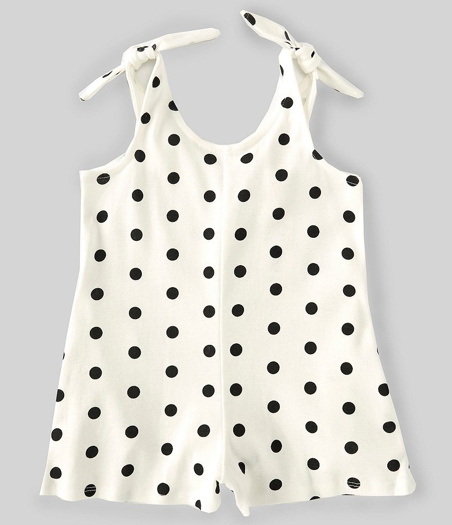 Rare Editions Little Girls 4-6X Printed Chiffon Jumpsuit & Denim Vest Set