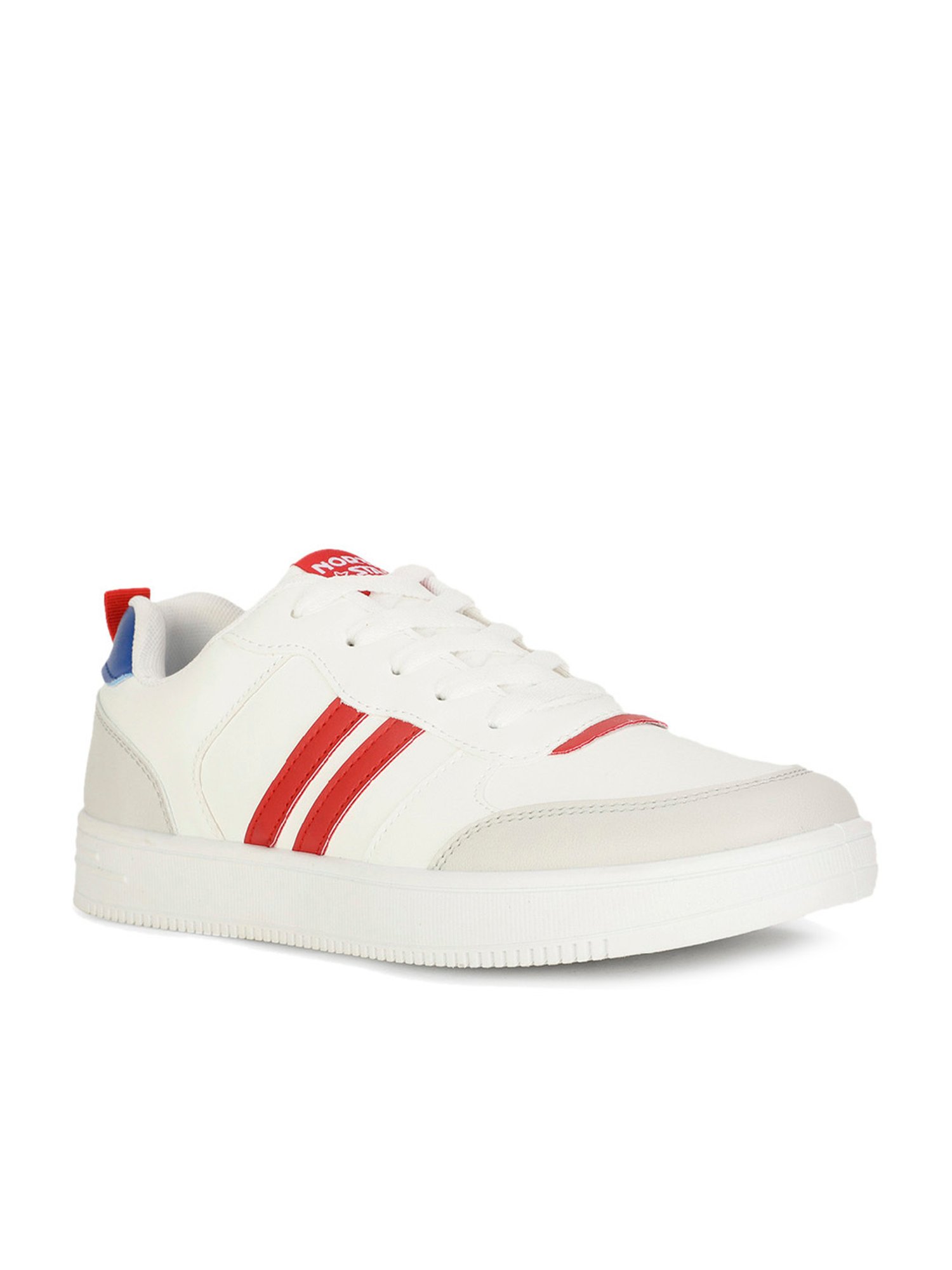 North Star by Bata Men's White Casual Sneakers