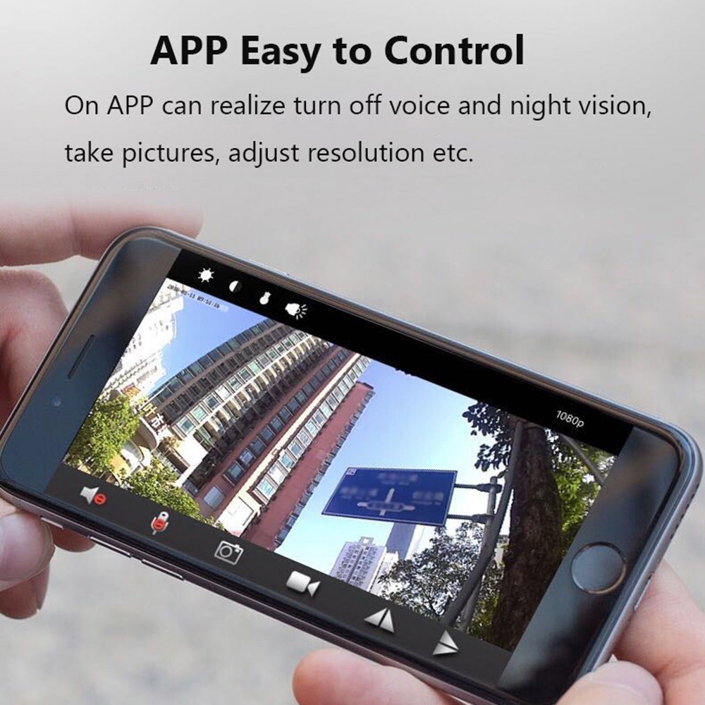 Mini Spy Camera WiFi HD 1080P 150&deg; Wide-Angle Lens Night Vision Motion Detection Portable Nanny Hidden Cameras with 360&deg; Magnetic Bracket