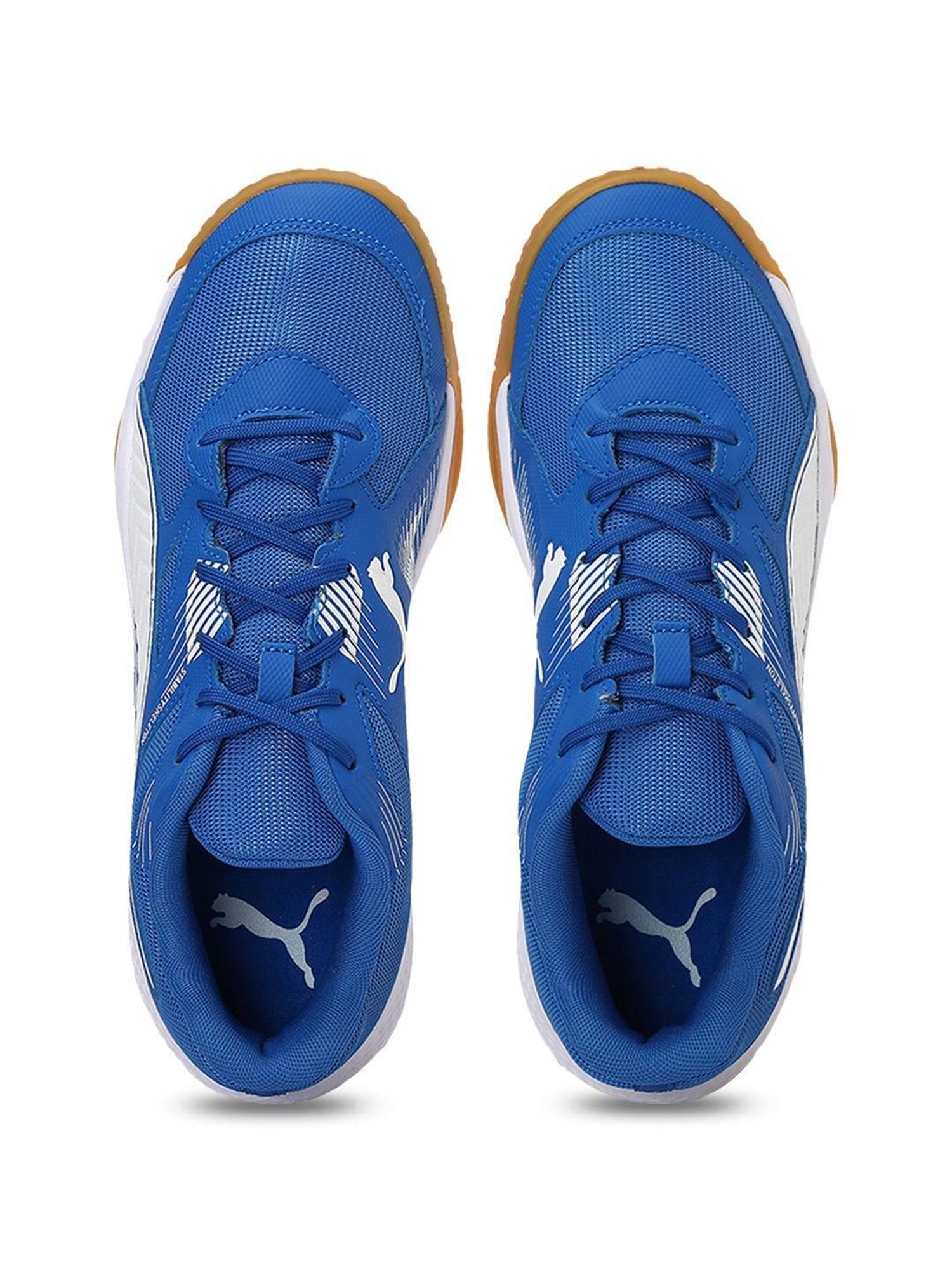 Puma Men's Solarflash II Royal Blue Indoor Court Shoes