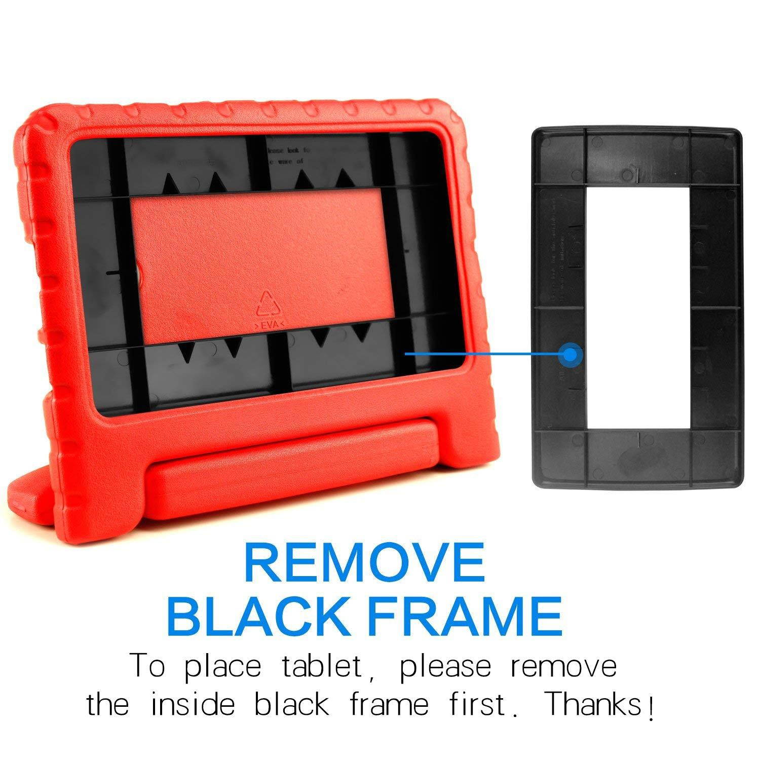 Bolete Case for LG G Pad F2 8.0 Sprint LK460, Kids Friendly Ultra Light Weight Shock Proof Super Protective Cover Handle Stand Case for LG GPad F2 8.0 Sprint Model LK460 8-Inch Android Tablet, Red