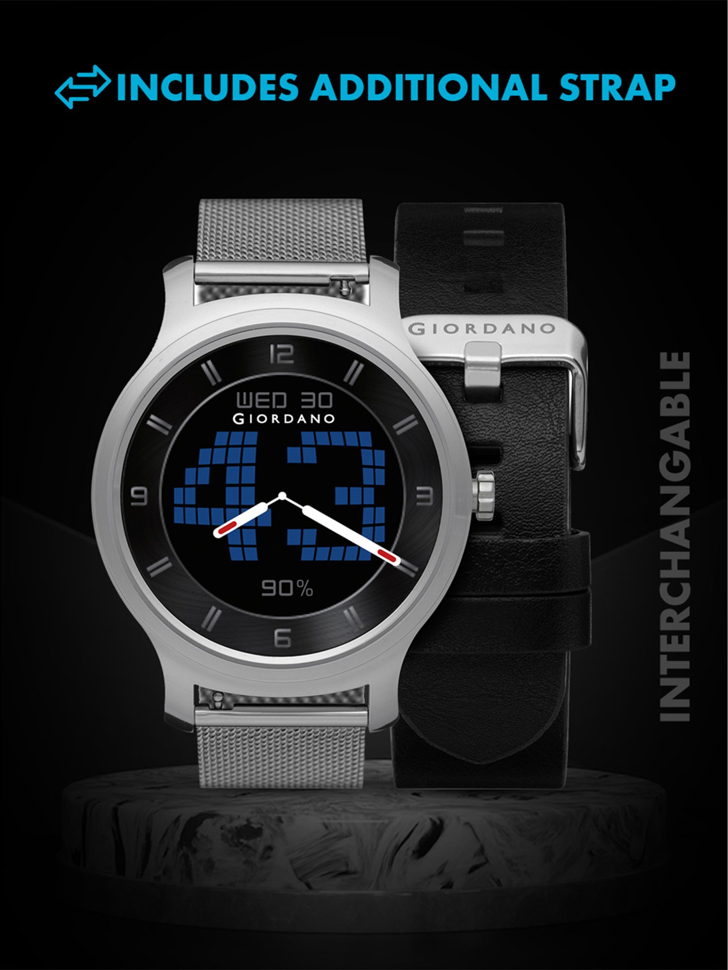 Giordano GT01-SS Unisex Smart Watch