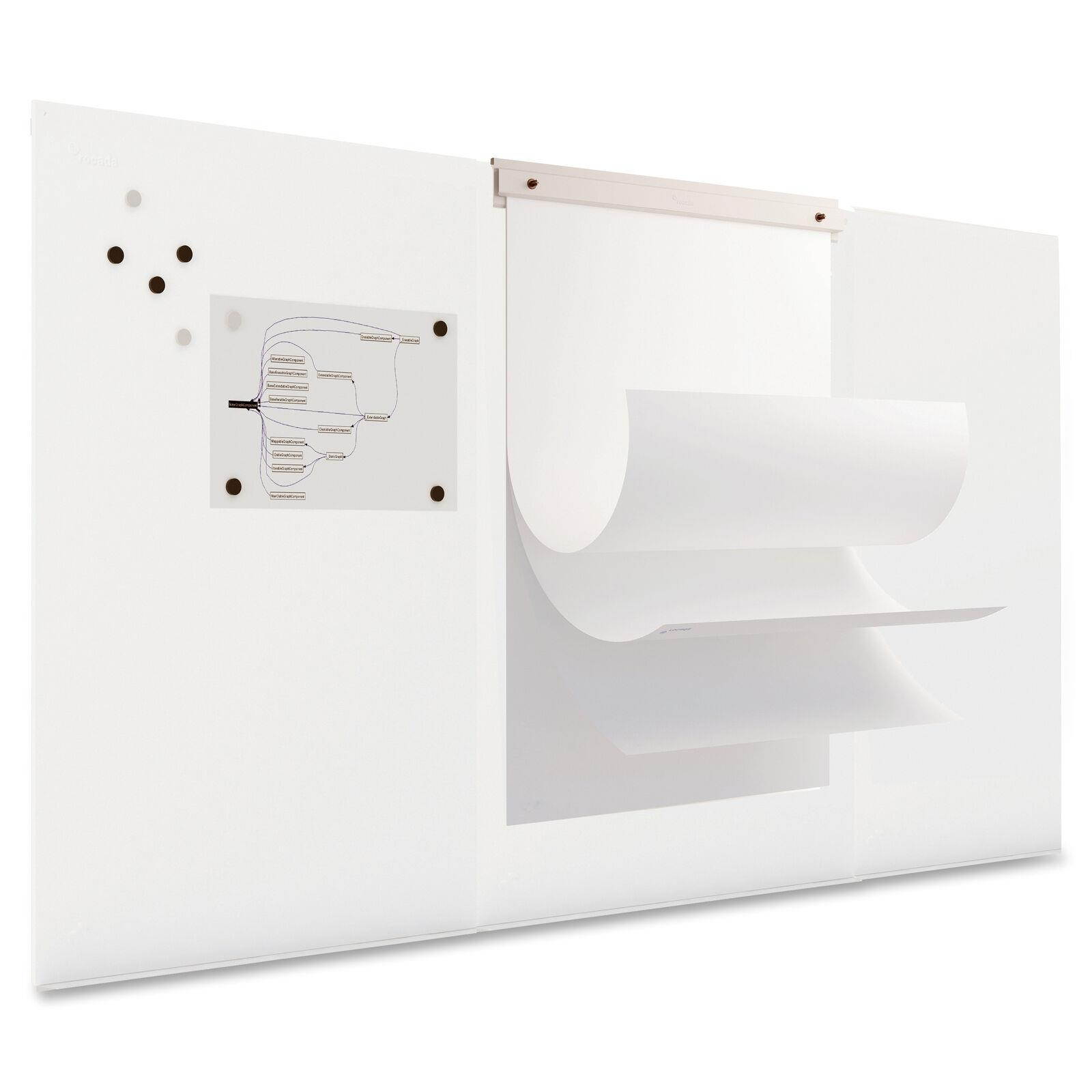 Mastervision Tile Whiteboard - 45.28" Width X 29.53" Height - White - Frame -
