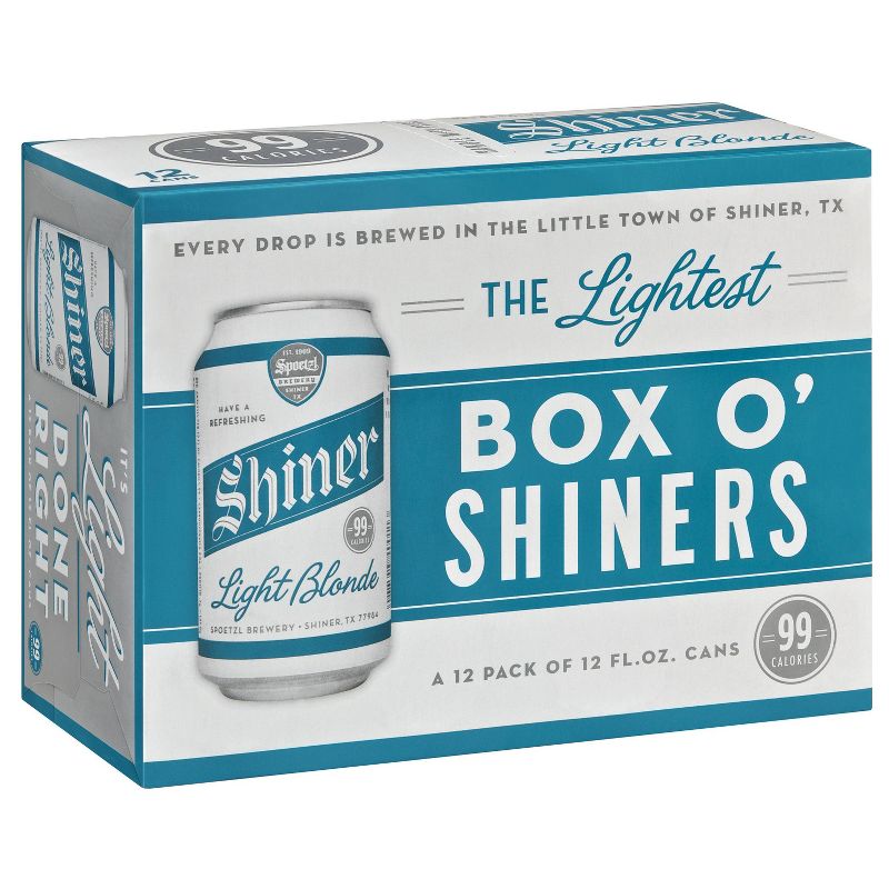 Shiner Light Blonde Beer - 12pk/12 fl oz Cans