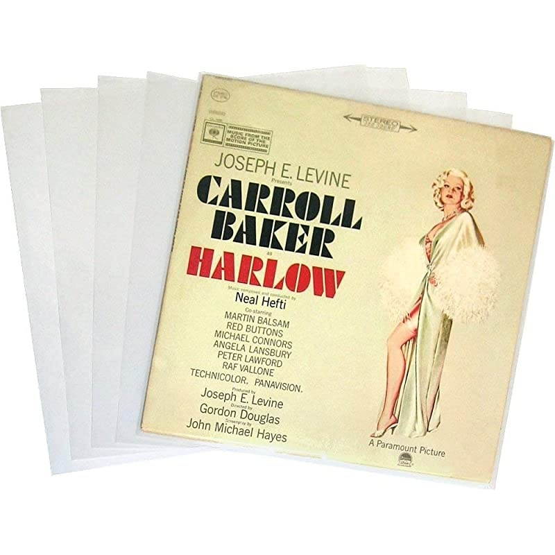 12 Record Outer Sleeves Extra Heavy Duty 4 Mil Thick Soft Polyethylene 1234 x 1212 Archival Quality