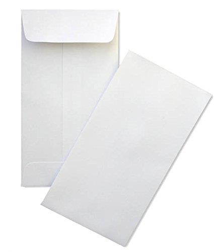 Coin / Cash / Small Parts #7 Envelopes, 3-1/2" X 6-1/2", 24lb, 250/Box (White Wove)