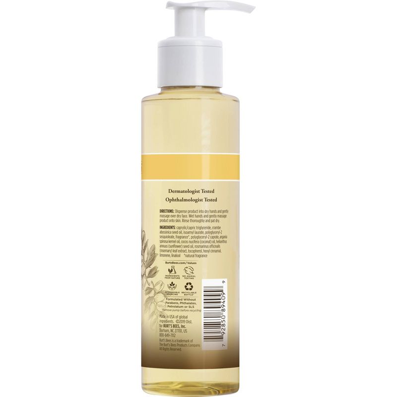 Burt's Bees Facial Cleansing Oil with Coconut & Argan Oil - 6 fl oz