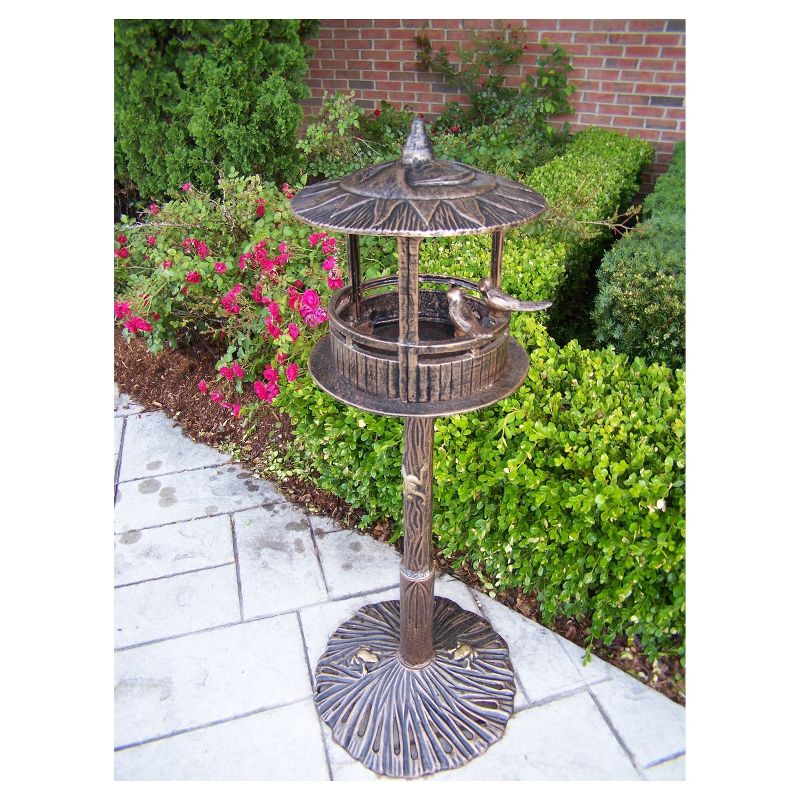 41" Iron Bird Feeder - Oakland Living
