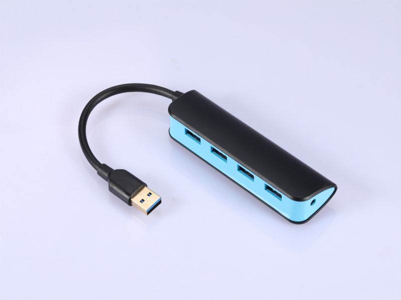 4-PORT USB 3.0 HUB, SUITABLE FOR MACBOOK, MAC PRO, MAC MINI, IMAC, SURFACE PRO, XPS, PC, FLASH DRIVE, COMPACT DATA USB HUB