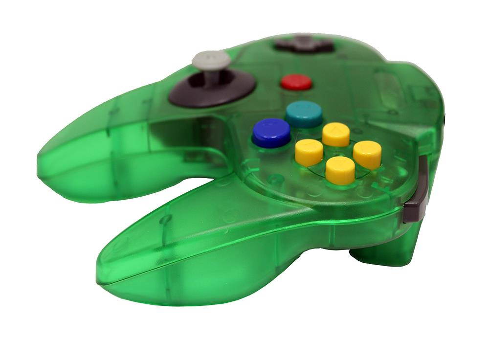 Transparent Green Replacement Controller for Nintendo N64 by Mars Devices