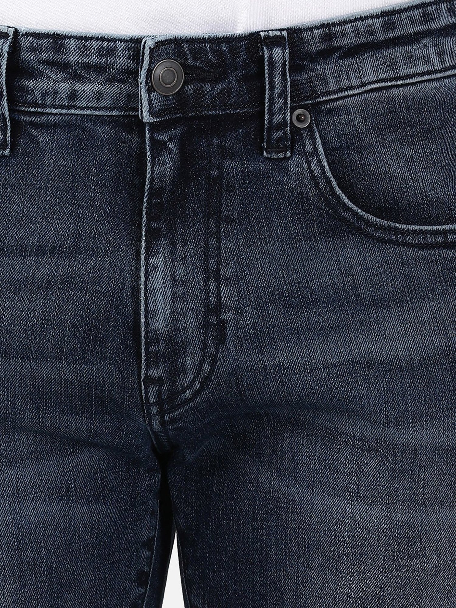 Passion Blue Slim Fit Lightly Washed Jeans