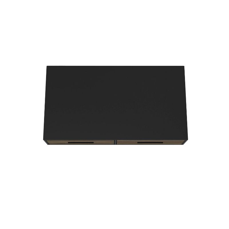 2 Drawer Wooden Rectangular Coffee Table with Hairpin Legs Brown/Black - The Urban Port