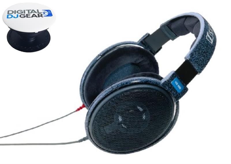 Sennheiser HD600 Open Back Audiophile Professional Headphone W/Free Popsocket