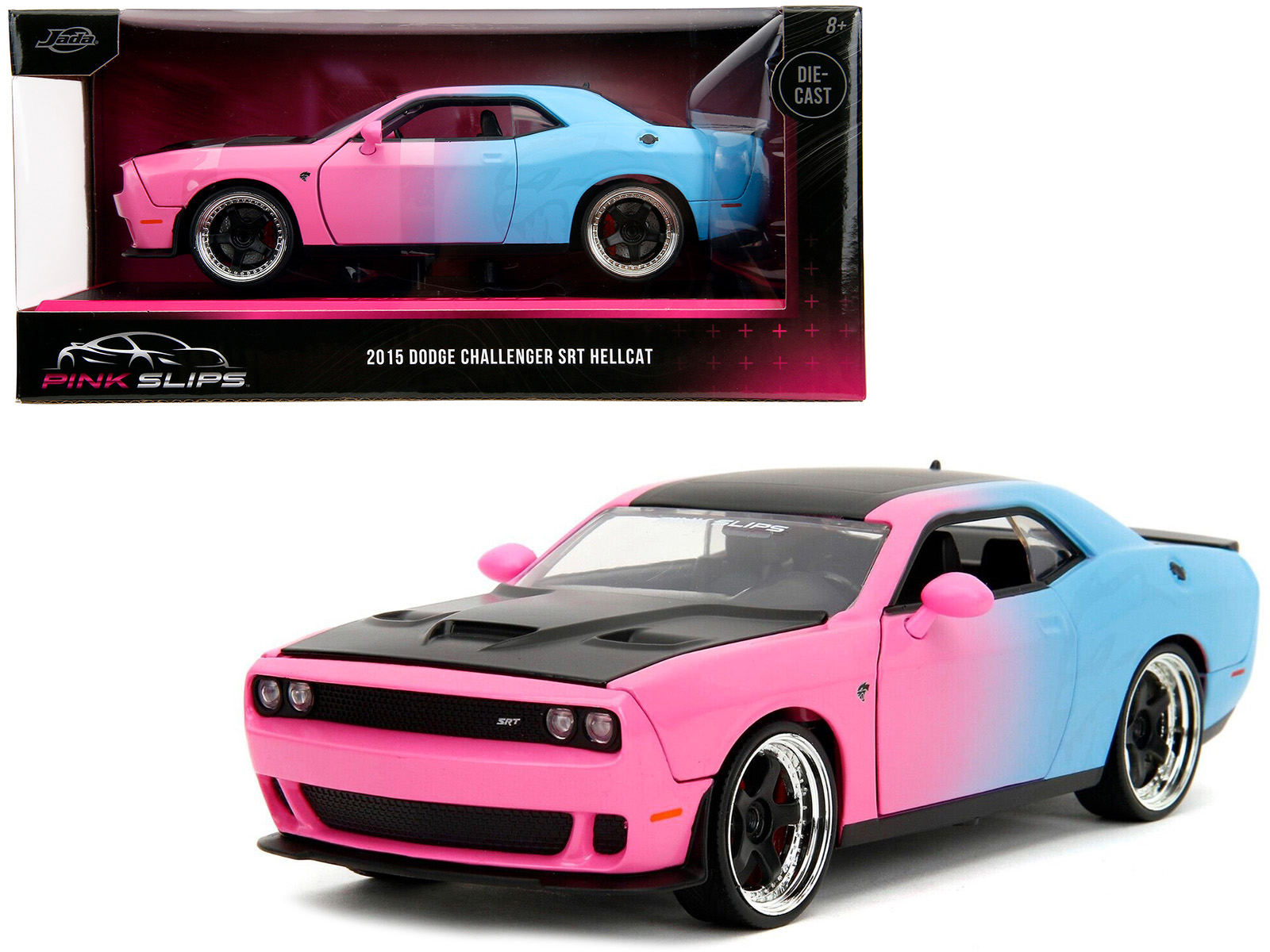 2008 Dodge Challenger SRT8 Blue Metallic 1/24 Diecast Model Car by Maisto