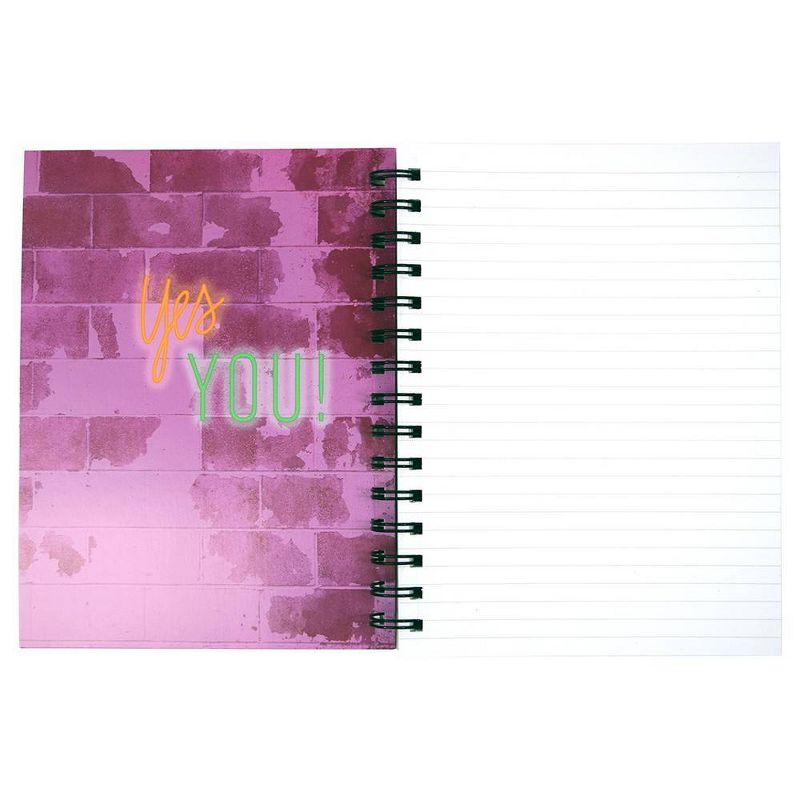 Lined Journal Neon Sign Spiralbound Hello Fabulous - Top Flight