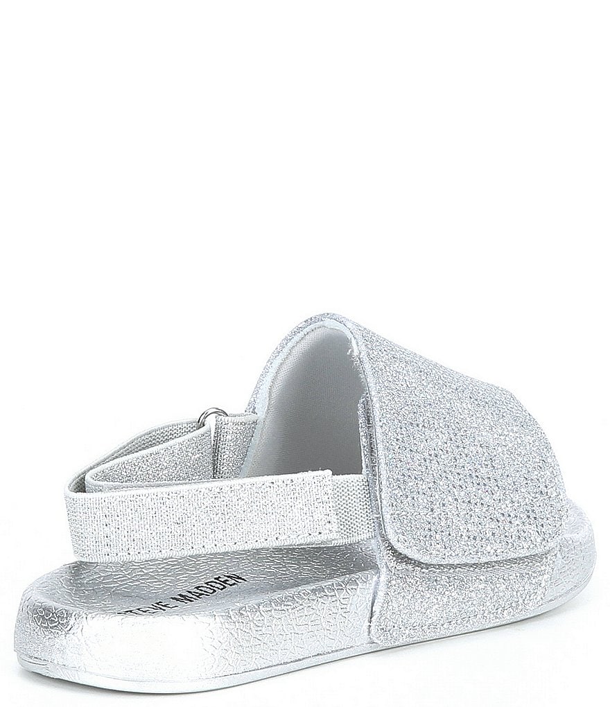 Steve Madden Girl's Adaptive A-Brooks Glitter Slides (Youth)