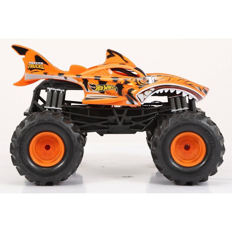 New Bright R/C 1:15 Scale Hot Wheels Monster Truck - Tiger Shark
