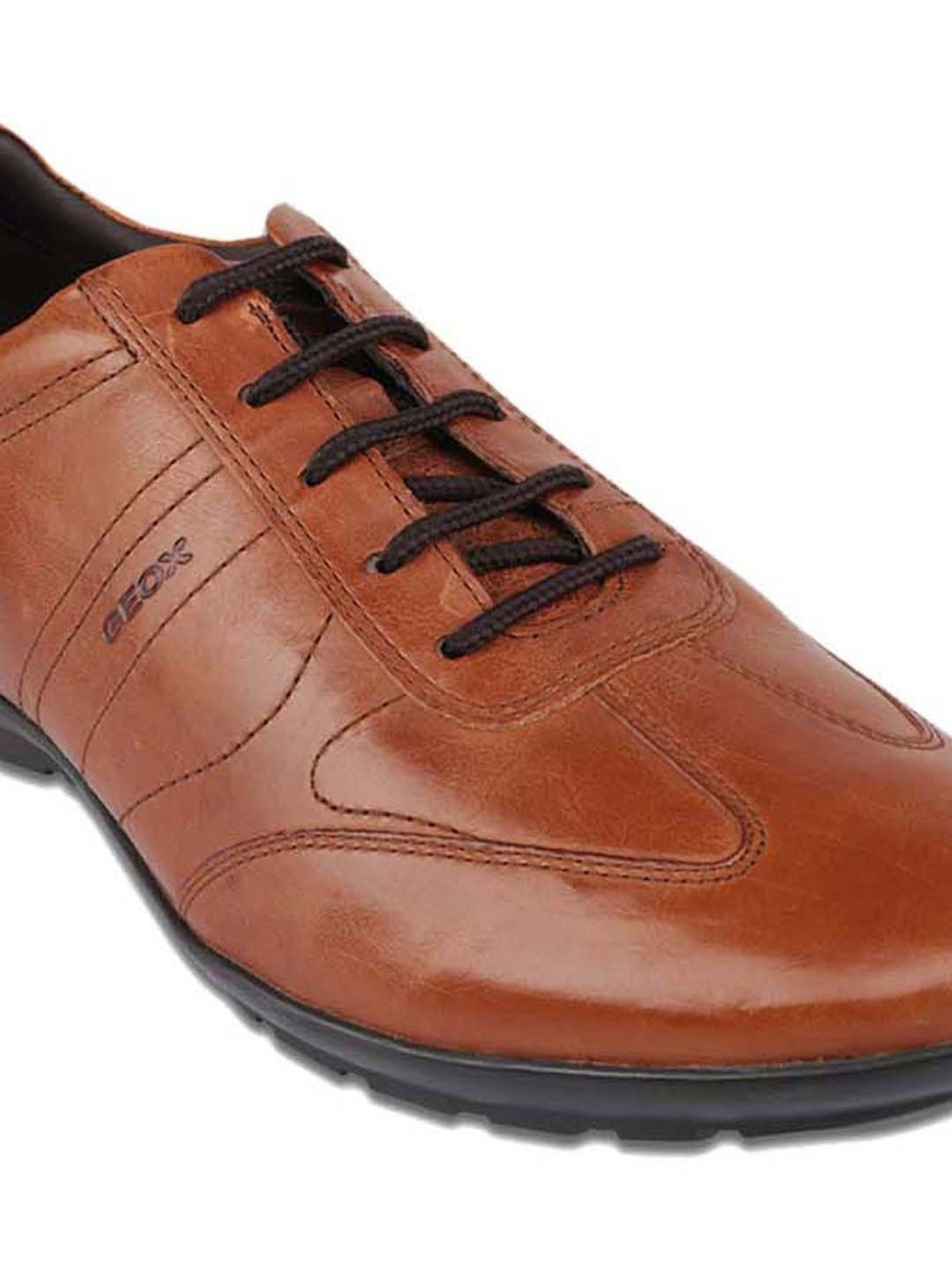 Geox Men's Brown Casual Sneakers