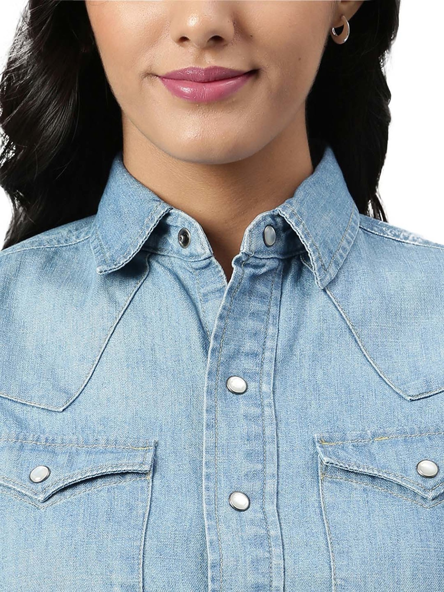 Woodland Blue Regular Fit Shirt