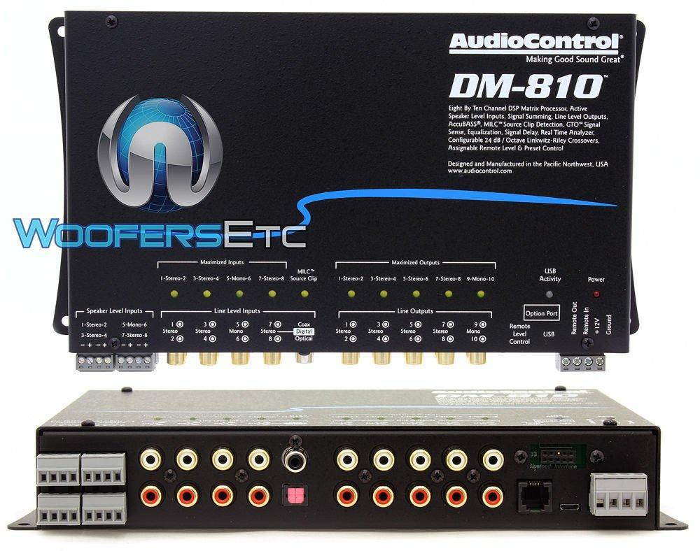 AudioControl DM-810 8 By 10 Channel Matrix Digital Signal Processor