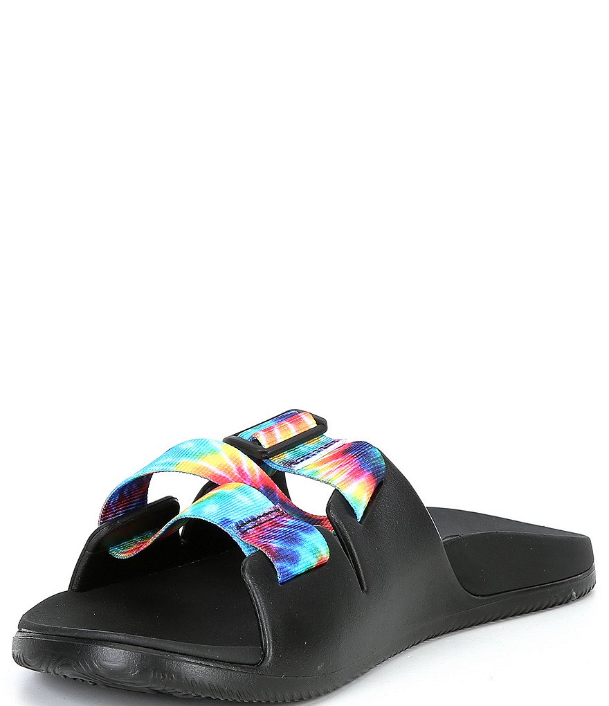 Chaco Men's Chillos Tie-Dye Adjustable Strap Slides