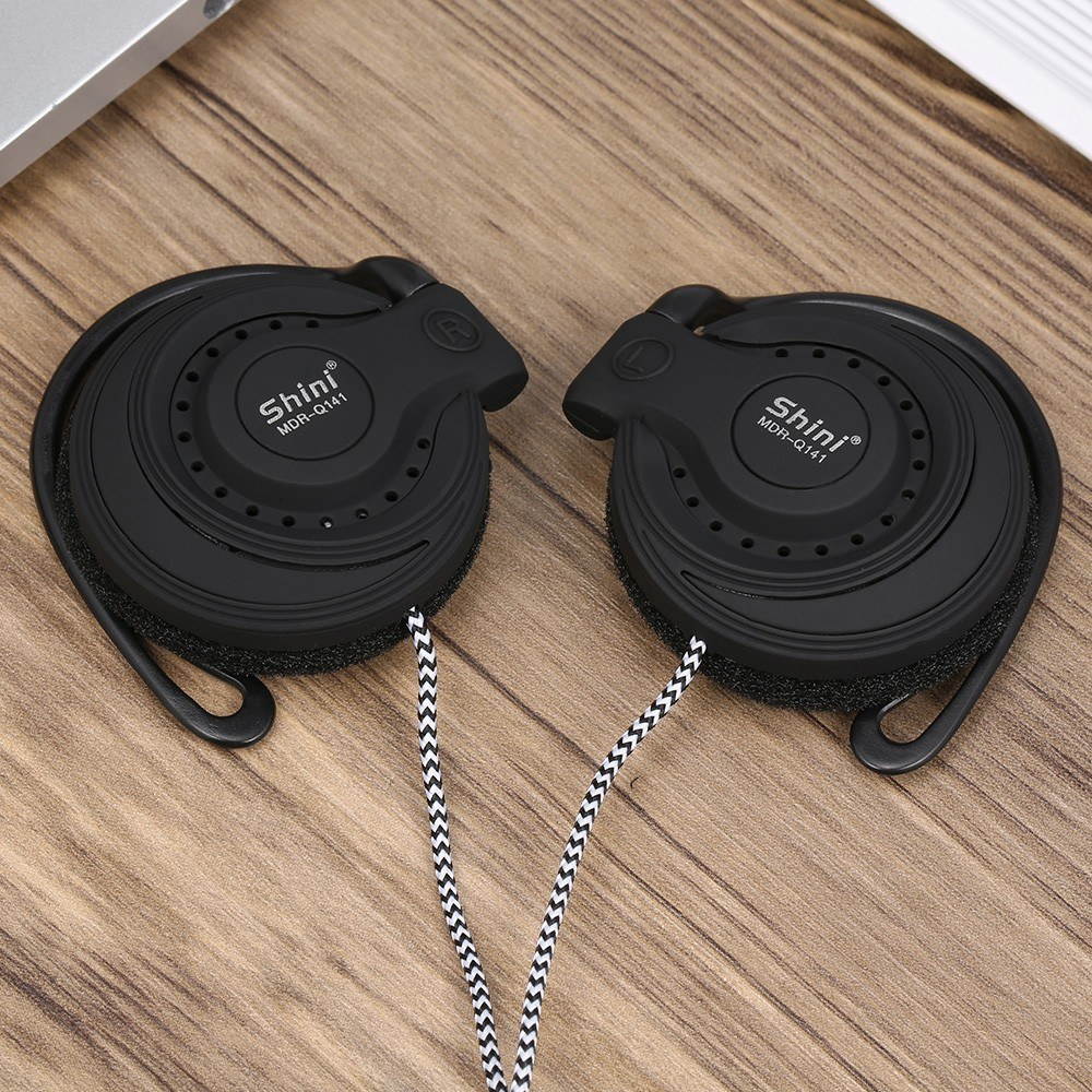 3.5mm Wired Gaming Headset On-Ear Sports Headphones Ear-hook Music Earphones for Smartphones Tablet Laptop Desktop PC