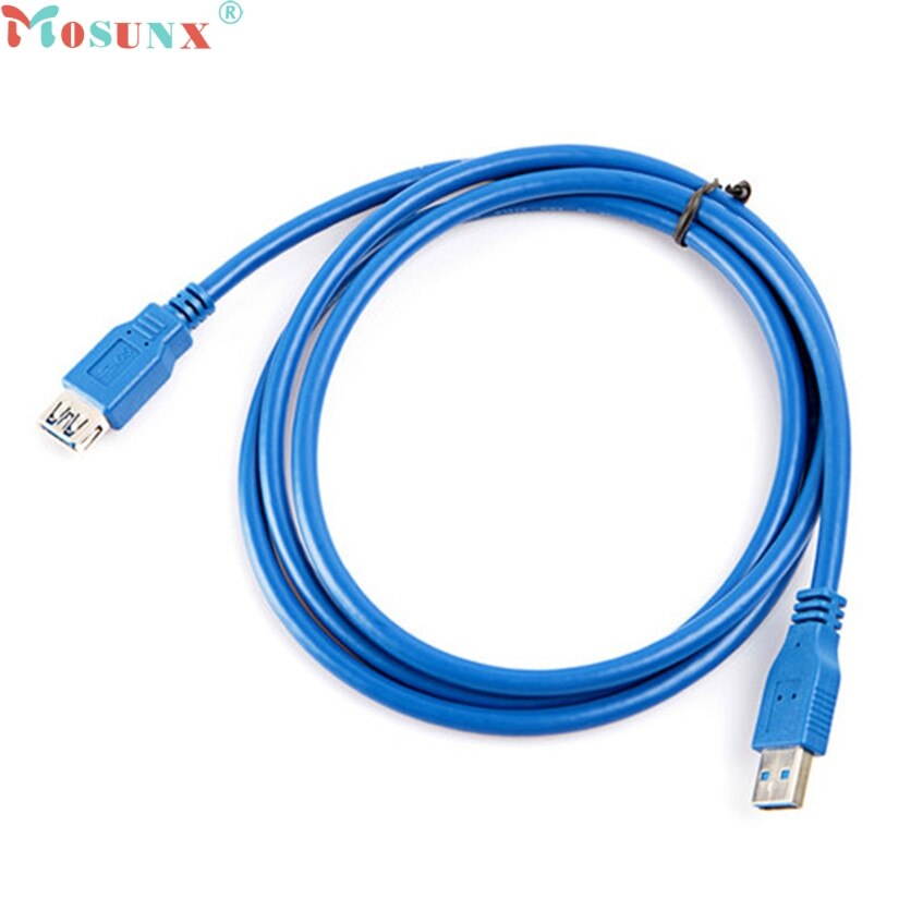 Mosunx Factory Price 3FT 3Feet 1M USB 3.0 A Male to Female Extension Data Sync Cord Cable 5Gbps 60518 Drop Shipping