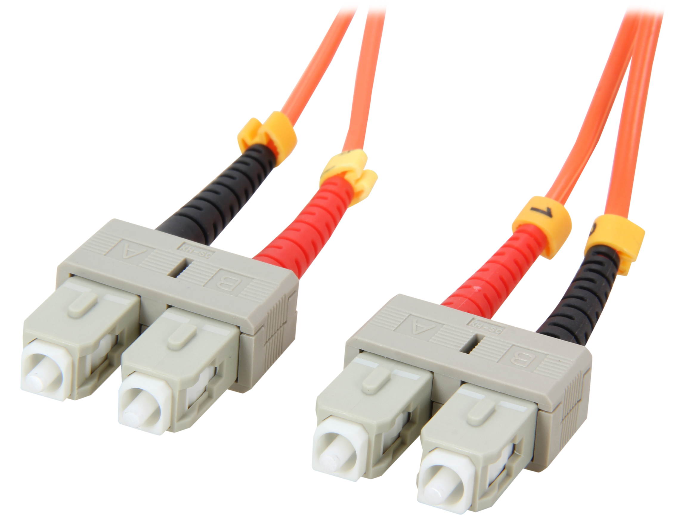 BYTECC MD-SC2 6.65 ft. SC to SC Duplex (2 Strand) Cable, Multi Mode 62.5/125 Standard Zipcore