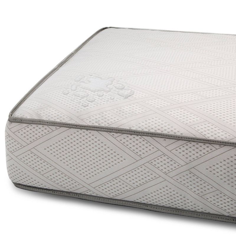 Beautyrest Black Diamond 2 Stage Crib and Toddler Mattress - White