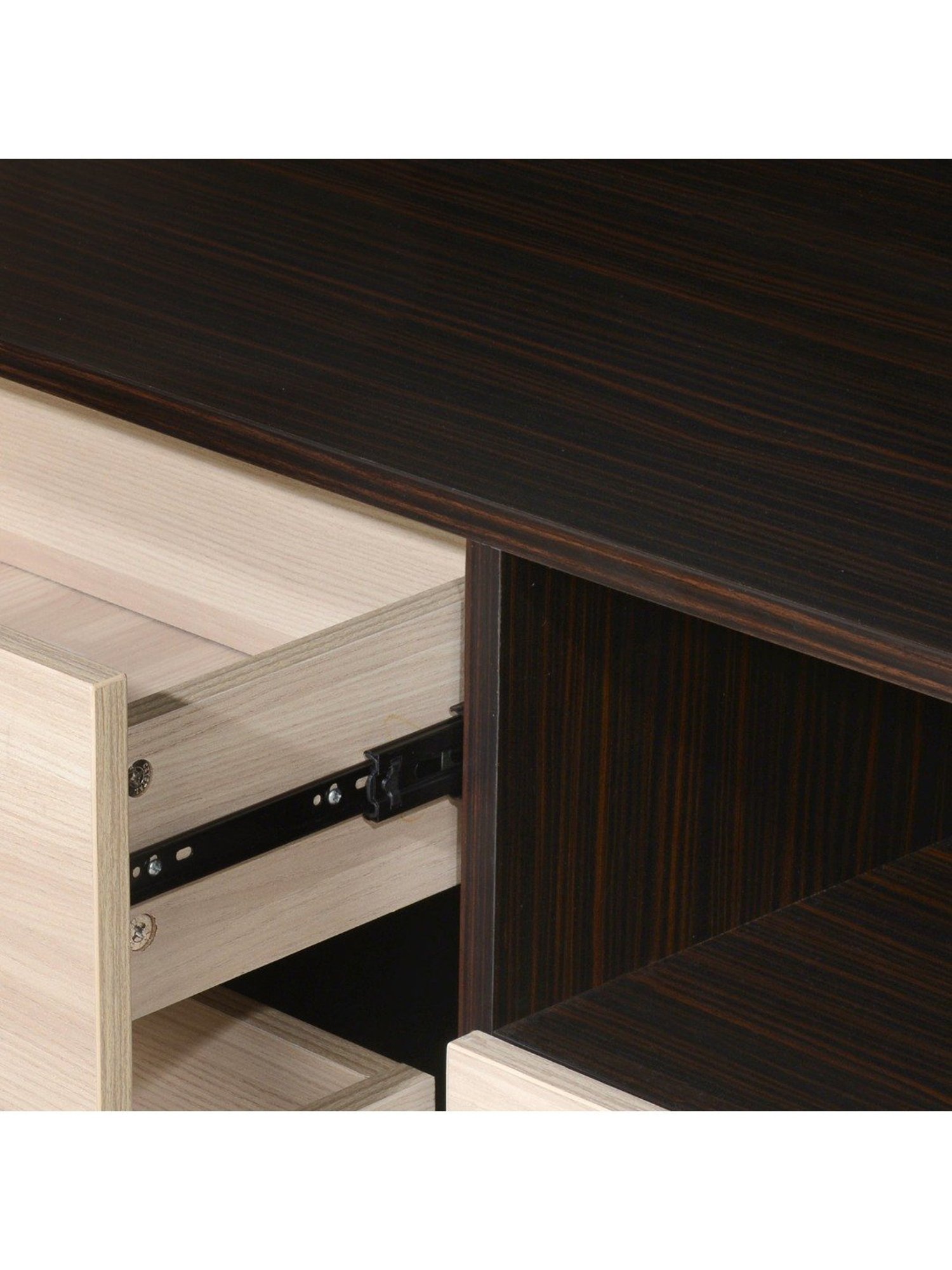 Nilkamal Cora White Engineered Wood TV Entertainment Unit with 2 Shelves