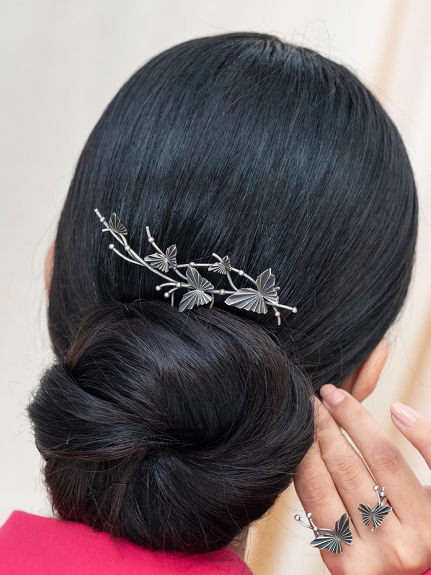 Shaya 92.5 Sterling Silver Chasing My Untamed Thrills Hairpin (Billai) for Women