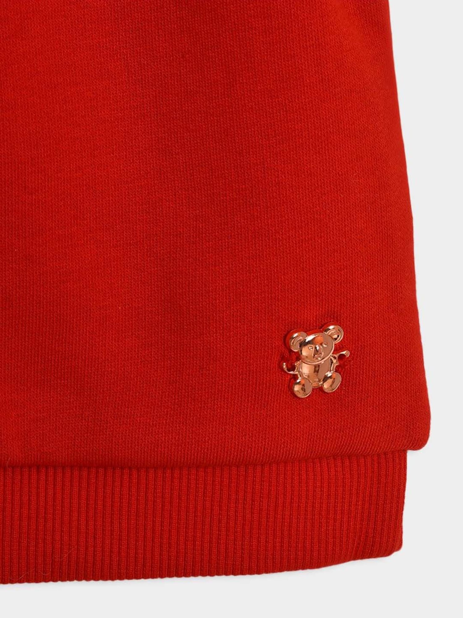 MiArcus Girls Red & Pink Printed Full Sleeves Clothing Sets