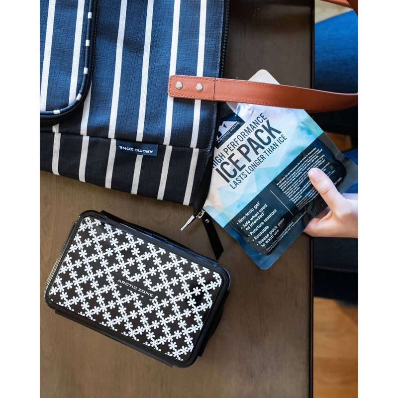 Arctic Zone Abigail Lunch Tote Set - Stripes