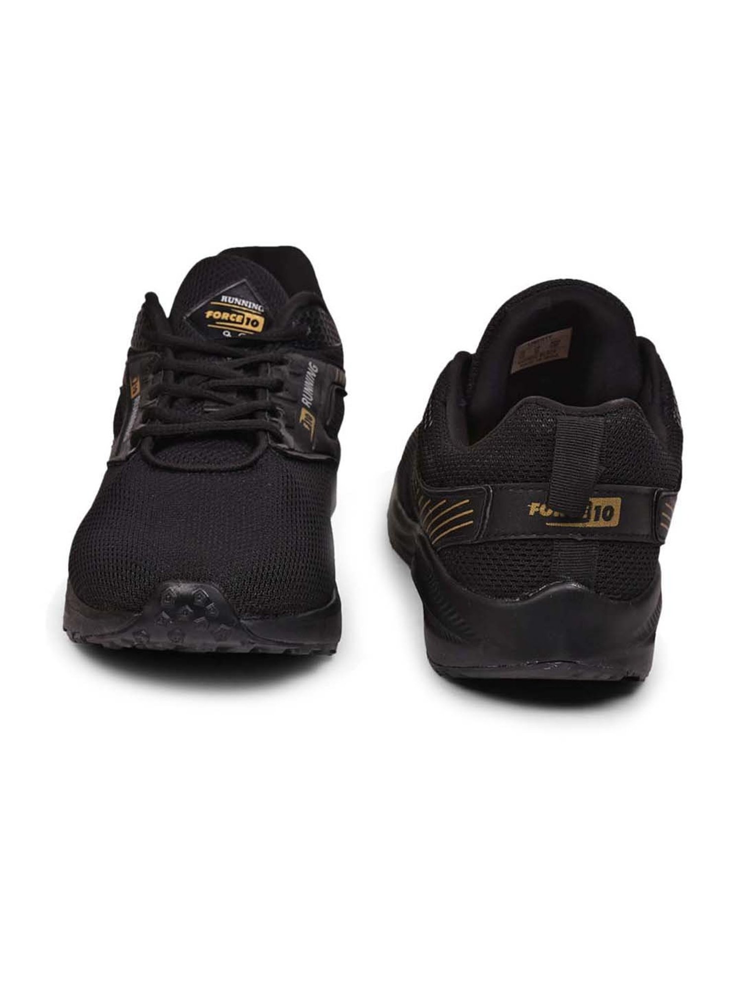 Force 10 by Liberty Men's Black Running Shoes