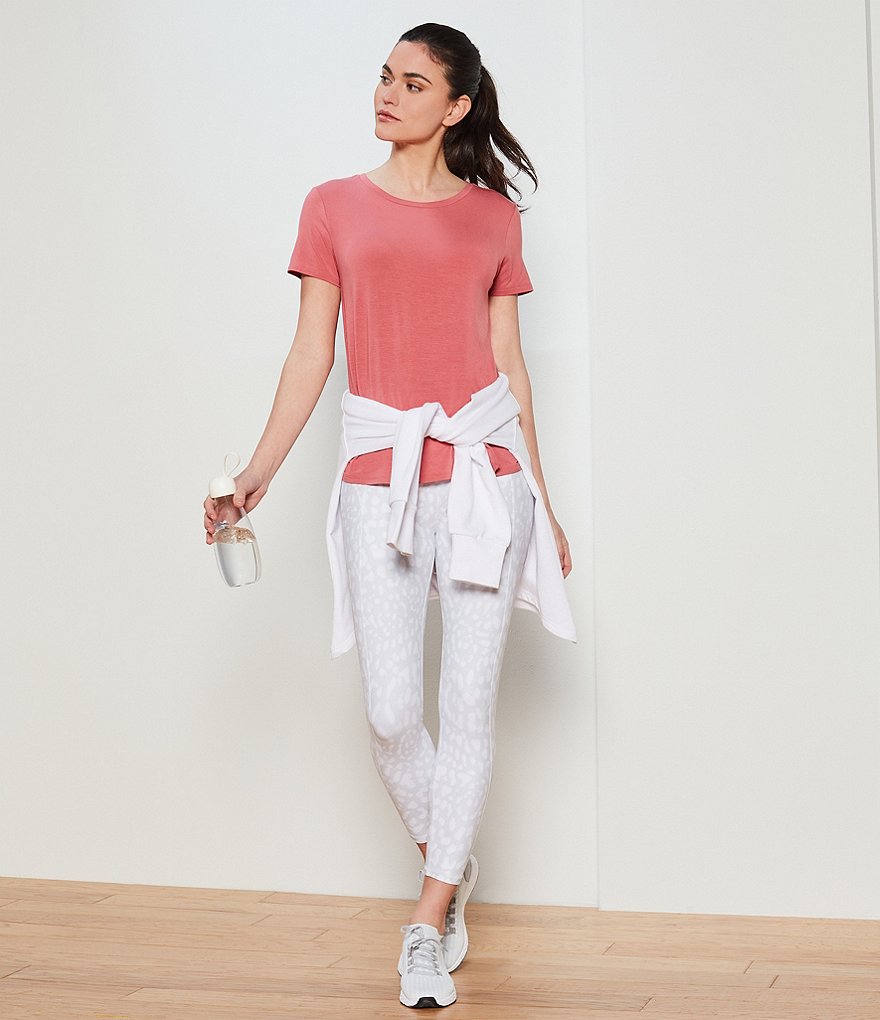 Kinesis High Rise Leopard Print 7/8 Leggings