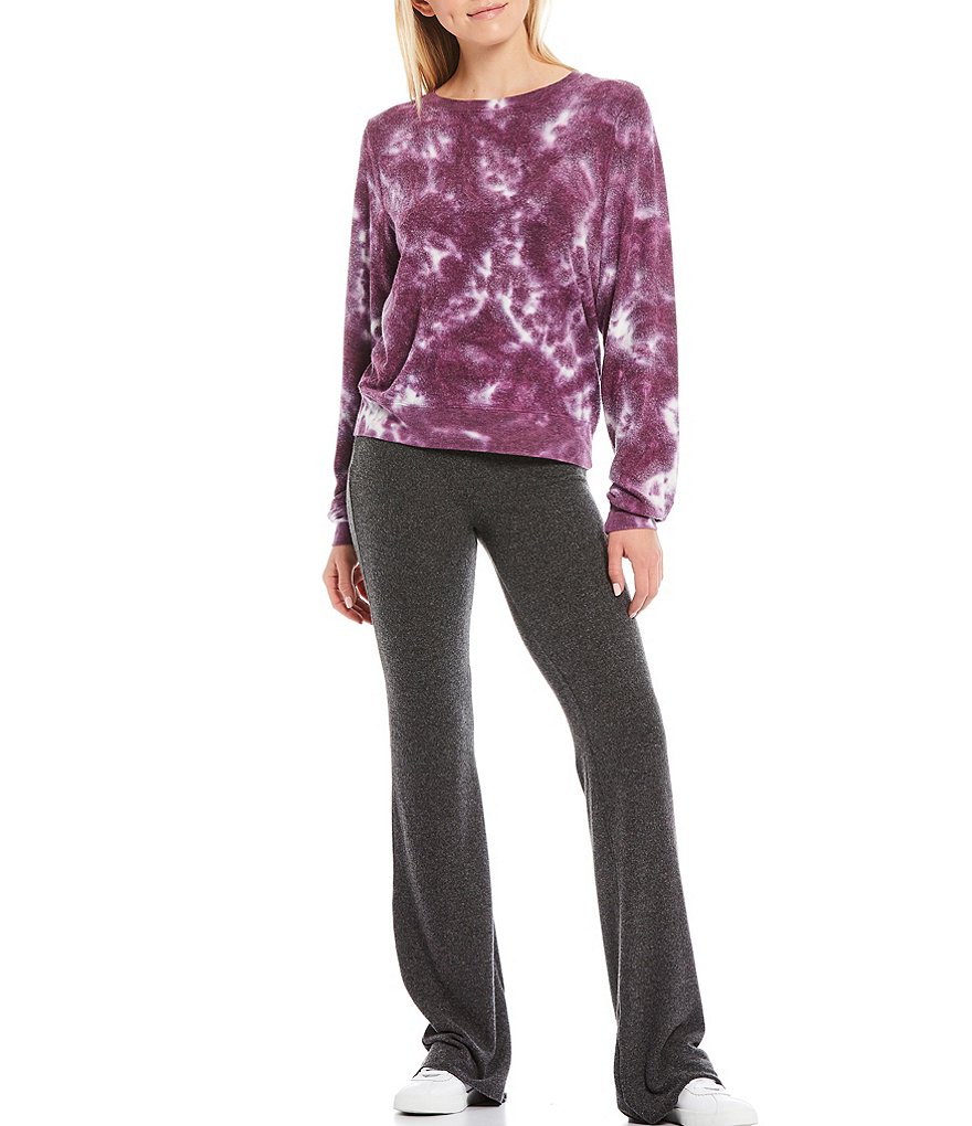 Karen Kane Short Sleeve Tie-Dye Hoodie