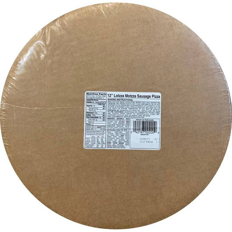 Brew Pub Lotzza Motzza Sausage Frozen Pizza - 25.25oz