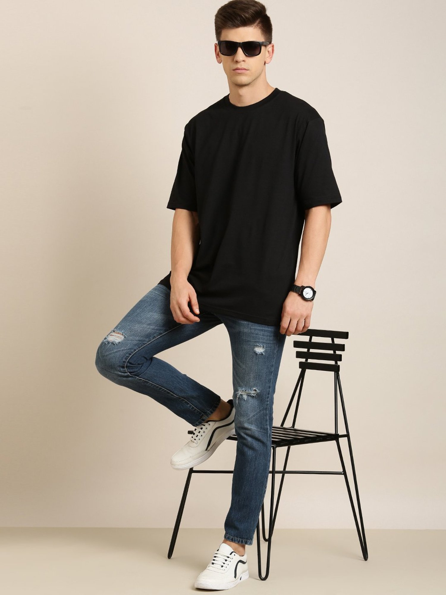 Dillinger Black Cotton Crew T-Shirt