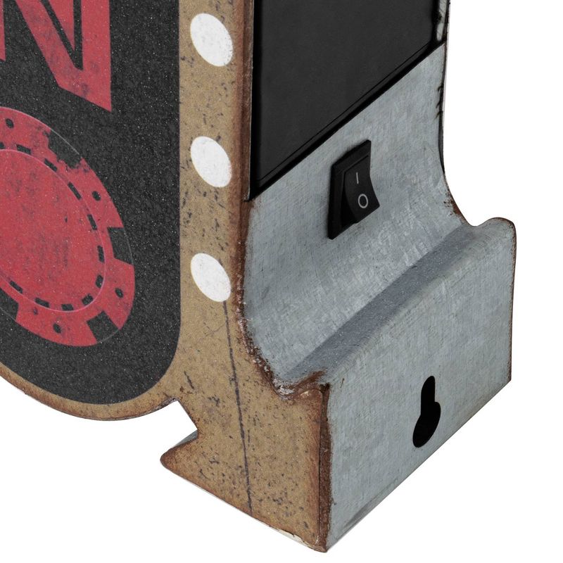 LED Get Lucky Casino Vintage Marquee Off the Wall Sign - Crystal Art Gallery