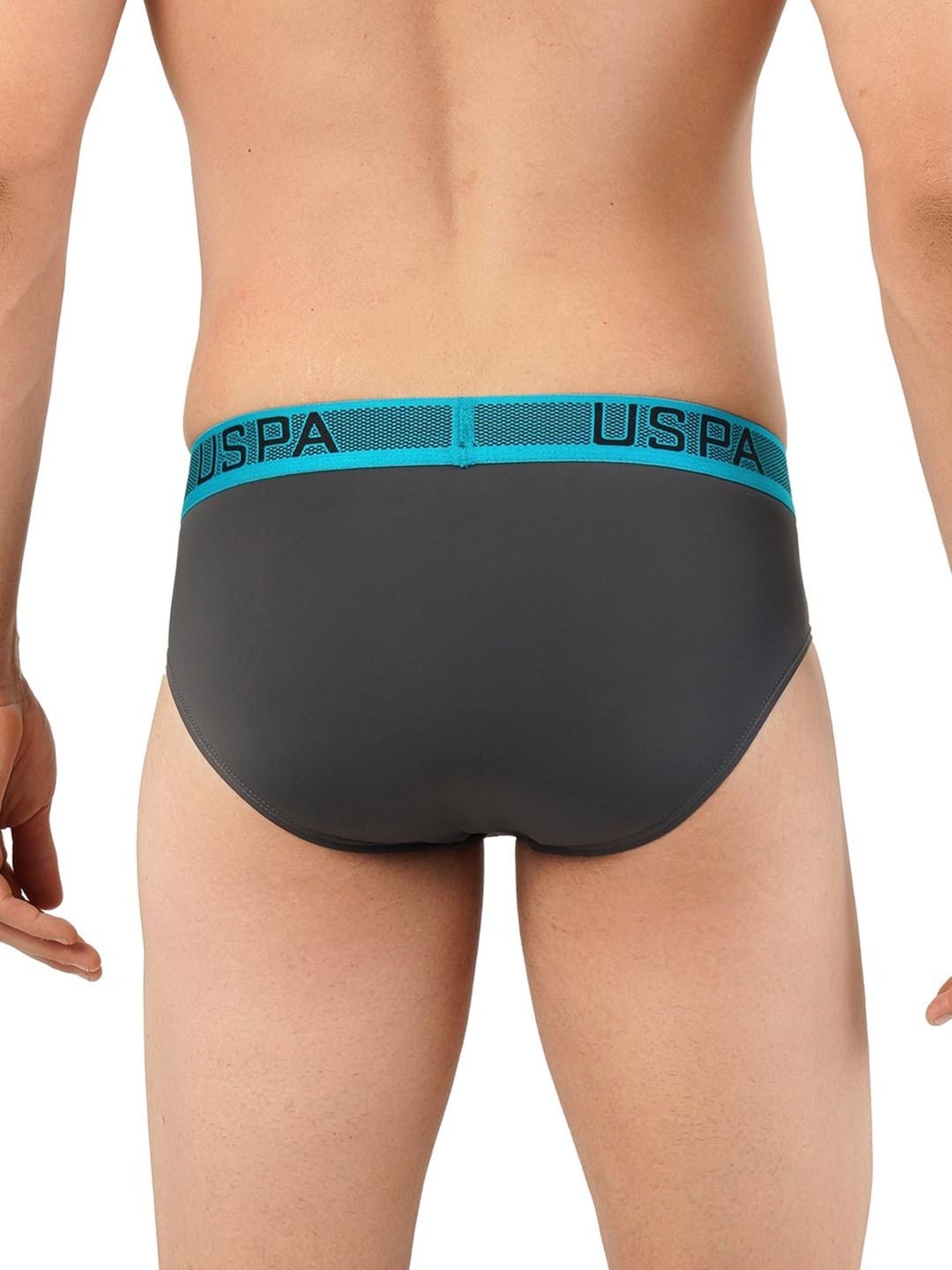 Levi's Grey Cotton Regular Fit Briefs